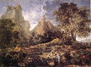 POUSSIN, Nicolas Landscape with Polyphemus af oil
